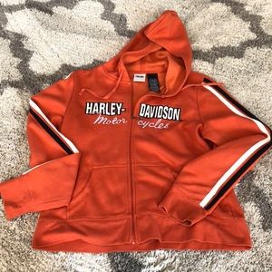 Harley-Davidson authentic zipper hoodie jacket